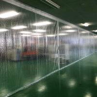 画像：防虫、防塵間仕切りカーテン新設工事